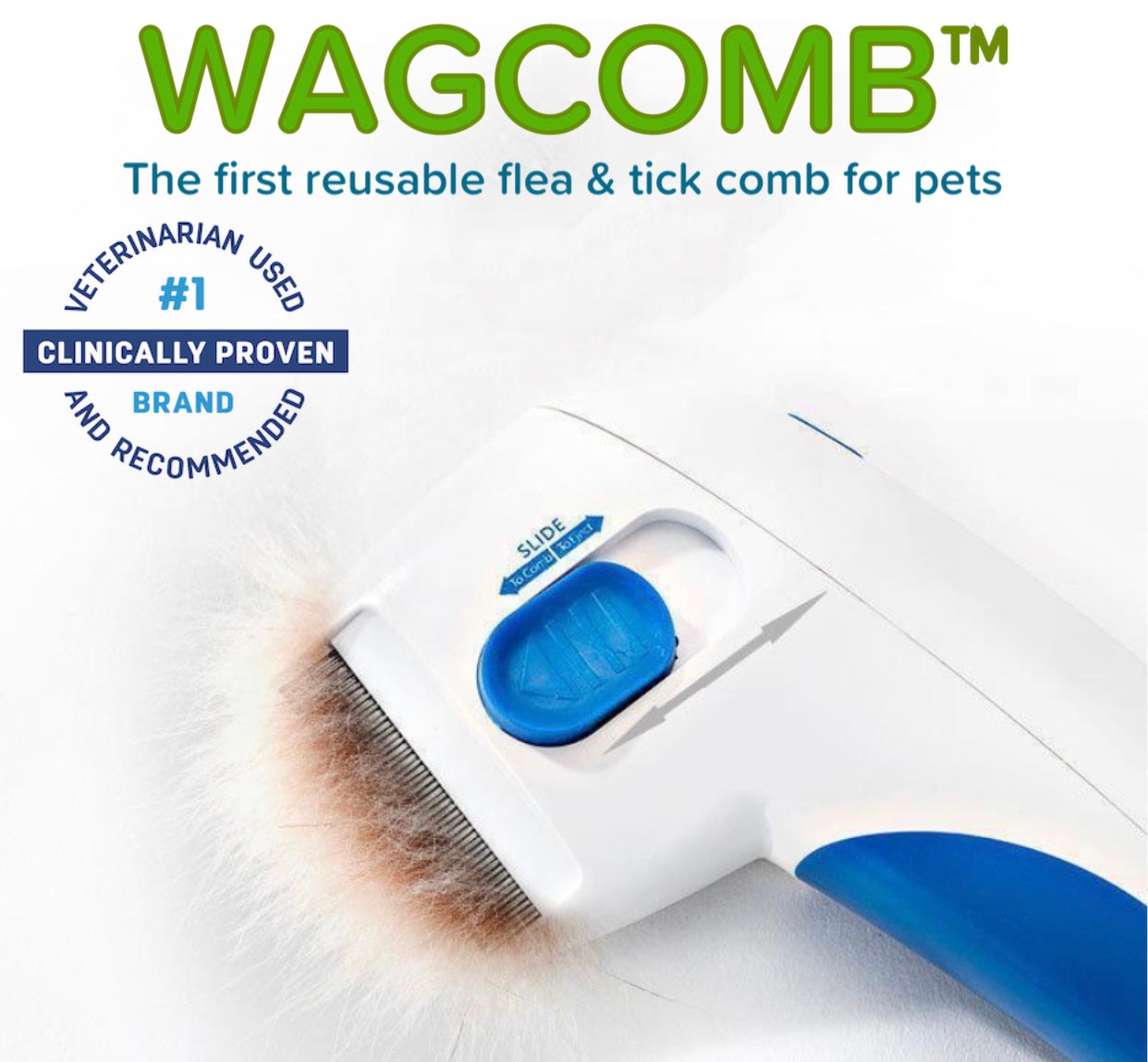 WagComb Electric Flea Comb