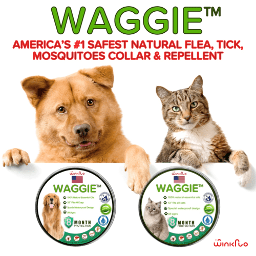 AMERICA'S #1 SAFEST NATURAL FLEA, TICK,MOSQUITOES COLLAR & REPELLENT