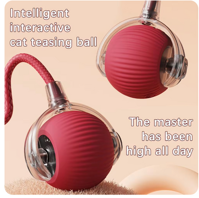 WagRoll™ - Interactive Automatic Rolling Ball with Fake Tail for Cats and Dogs