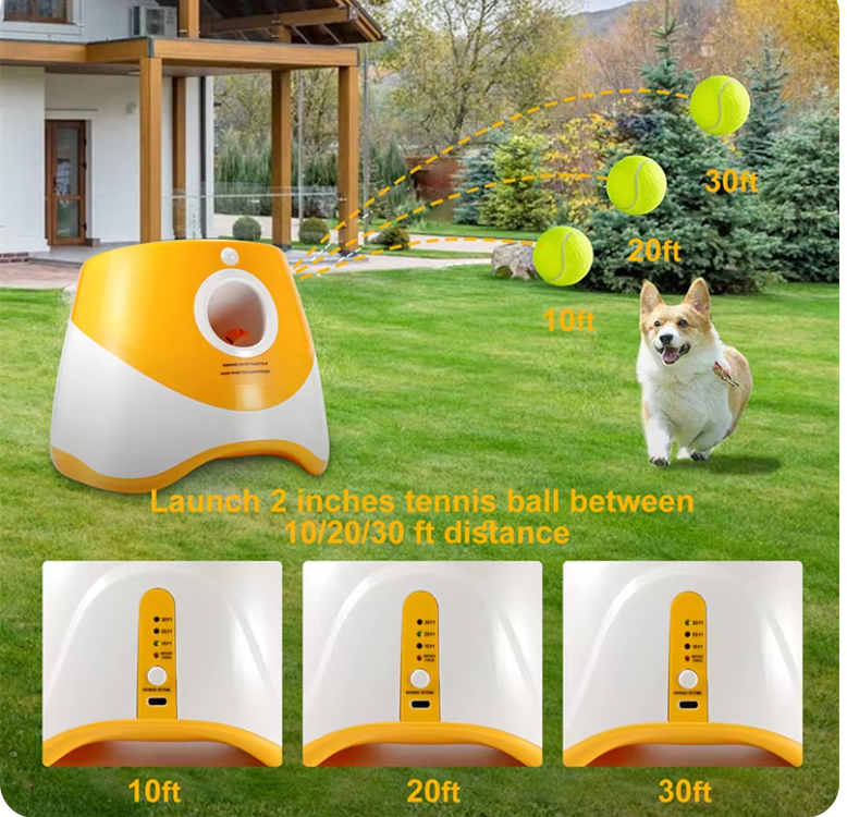 FetchPro™ - Automatic Ball Launcher