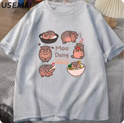 Cute Moo Deng Shirts