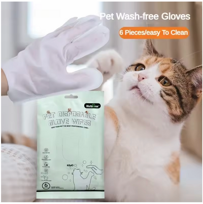 WagGlove™ - Natural Deodorizing Wipes for Sensitive Pets
