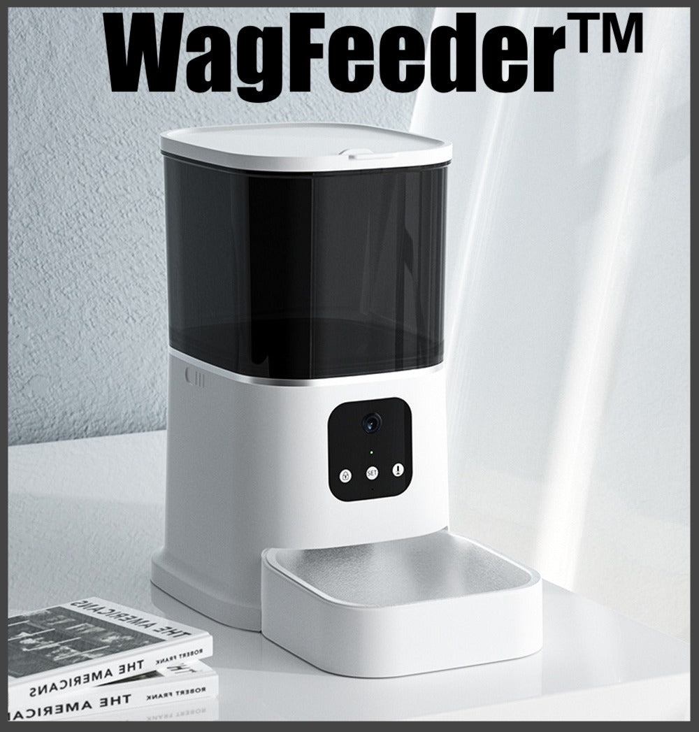 WagFeeder™ - Large Smart Automatic Cat/Dog Feeder With WIFI Camera (App Control)