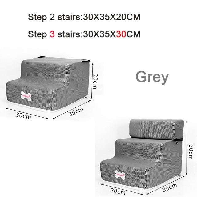 WagStep™ - Anti-Slip Dog Foam Stairs/Ramp (Wide Deep Steps)