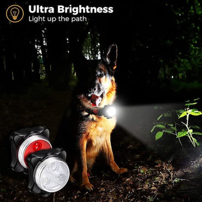 WagLight™ - Bright Led Dog Collar/Harness Flashlight (Rechargeable)